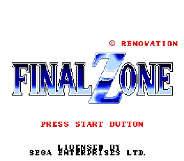 FZ Senki Axis ~ Final Zone (Japan, USA) screen shot title